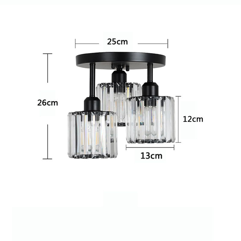 Modern Black Crystal Lamps