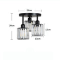 Modern Black Crystal Lamps
