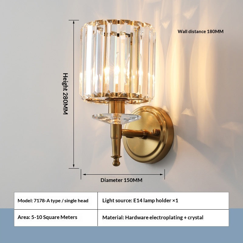 Crystal Wall Lamp