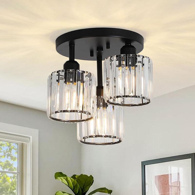 Modern Black Crystal Lamps