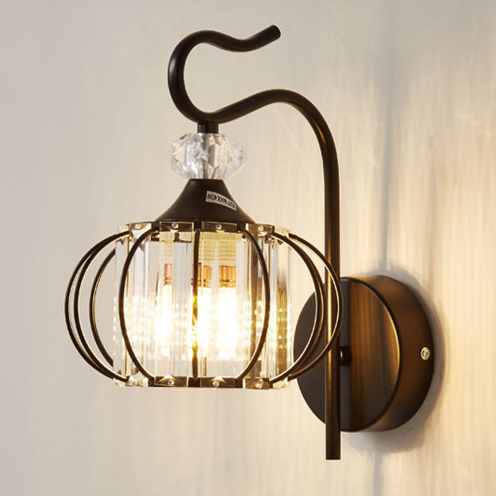 Bedroom Crystal Wall Lamp