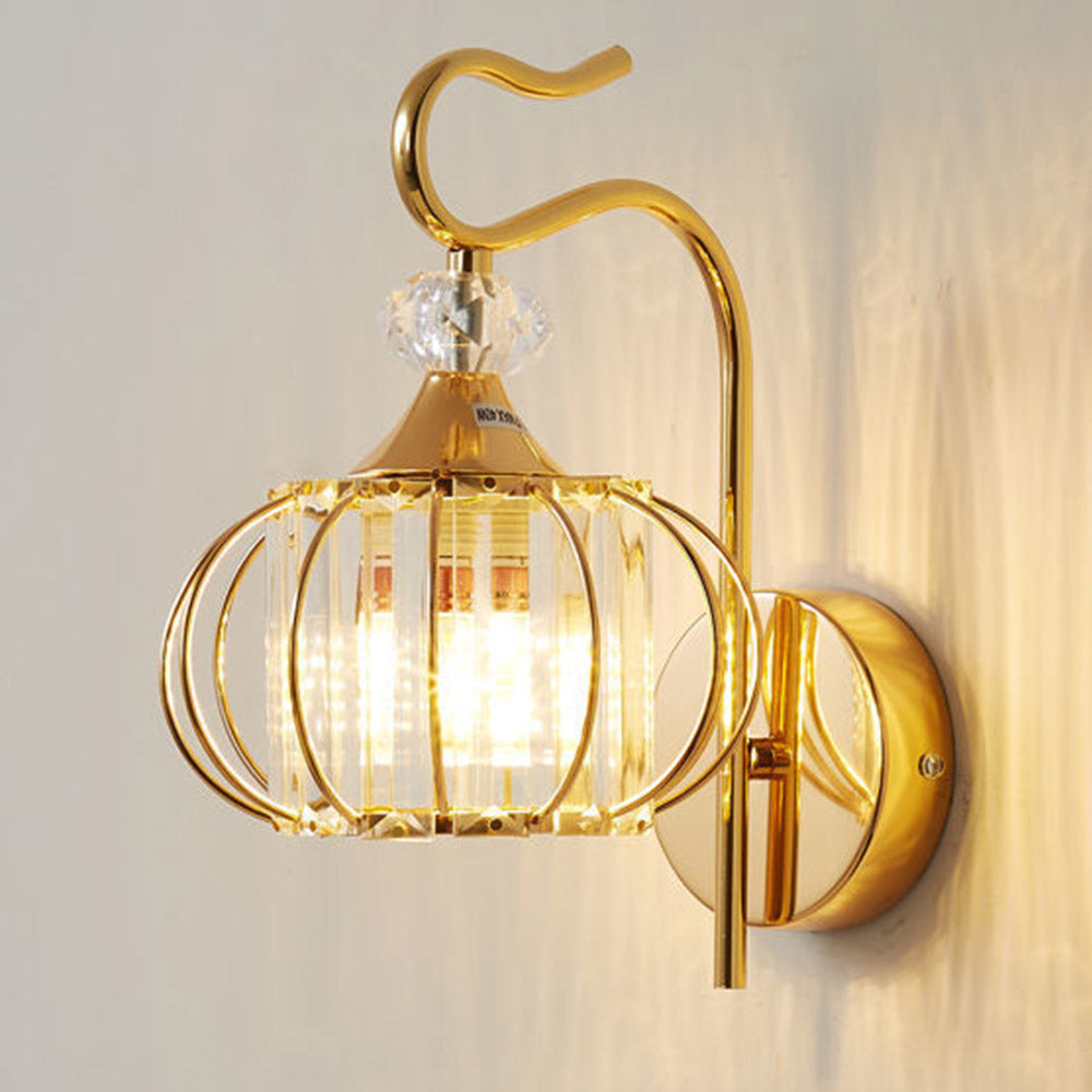 Bedroom Crystal Wall Lamp