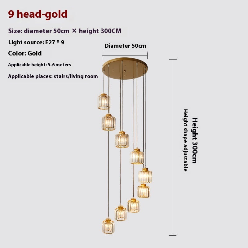 Long Chandelier Lamps