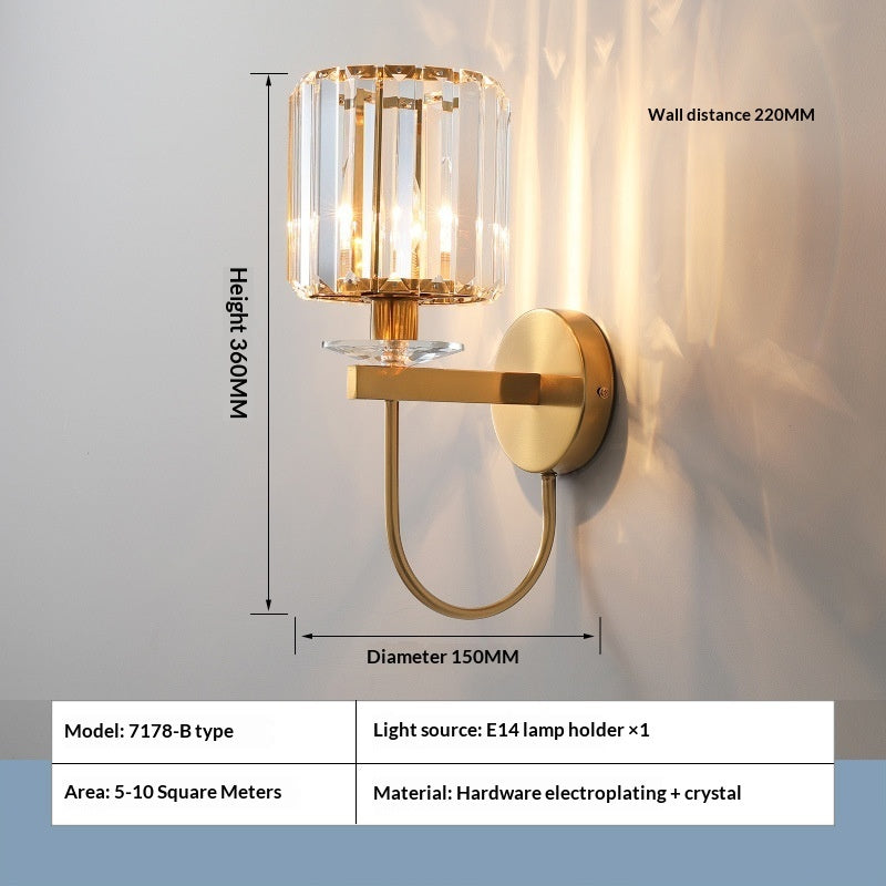 Crystal Wall Lamp